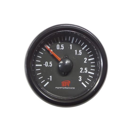 ACT-RELOJ400 Reloj de medición de la presión del turbo BTR negro